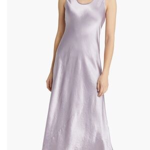 MaxMara Leisure Capua Lilac Sleeveless Satin Dress